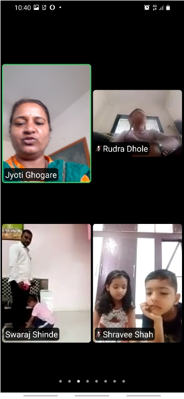 Pre- Primary Virtual Guru poornima Celebration