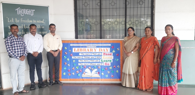 Inauguration of Library day by Hon.Principal mam